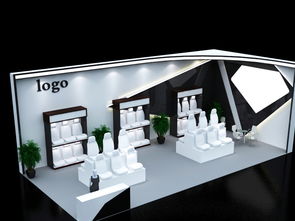 汽車(chē)用品幾何設(shè)計(jì)展會(huì) 3D效果圖下載與數(shù)字創(chuàng)意展示服務(wù)